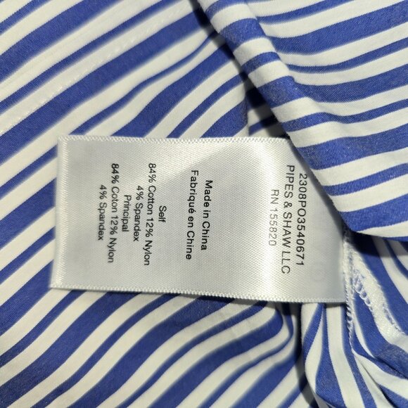 Veronica Beard Joelle Gathered Stripe Button-Front Top Size 8 - Picture 4 of 6